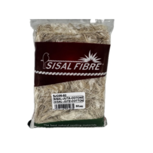 Mezcla de fibras naturales de sisal yute y algodón para nidos de pájaros.