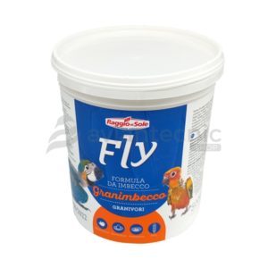 Papilla Granimbecco Fly Special para la cría a mano y crecimiento de aves granívoras y polluelos