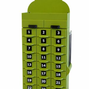 Portahuevos verde de 24 huecos para aves que previene el ácaro rojo y mejora la humedad en el control de cría